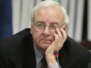 Jean Lafleur lors de sa comparution devant la commission Gomery, en mars 2005. - PC_090422jean_lafleur_gomery_g