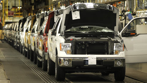 Une usine d'assemblage de Ford