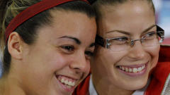 Meaghan Benfeito et Roseline Filion
