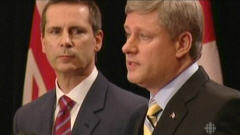 Dalton McGuinty et Stephen Harper