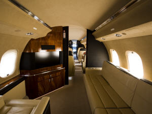 L'intérieur du Global Express XRS