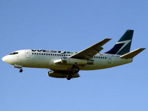 Un avion de Westjet