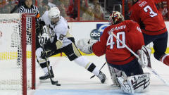 Sidney Crosby et Simeon Varlamov