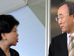 Margaret Chan et Ban Ki-moon