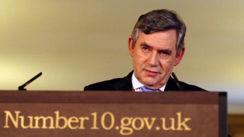 Le premier ministre britannique Gordon Brown
