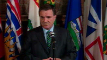 Le ministre f�d�ral des Finances, Jim Flaherty