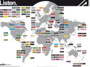 La carte montre o� sont situ�s les clubs
