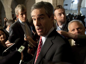 Michael Ignatieff en point de presse au Parlement, le 2 juin 2009