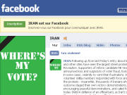 La page Where's my vote?