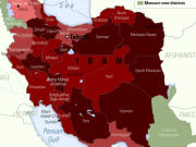 Les r�sultats par province sont illustr�s sur une carte