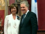 Céline Galipeau et Jean Charest