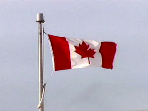Le drapeau canadien