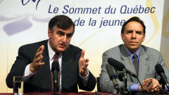 Fran�ois Legault, en septembre 1999, alors ministre du gouvernement de Lucien Bouchard