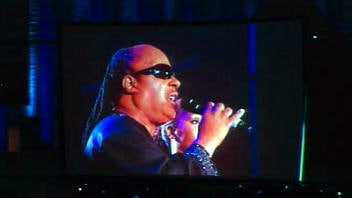 Stevie Wonder en concert inaugural au Festival de jazz de Montr�al.