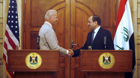 Joe Biden et Nouri al Maliki
