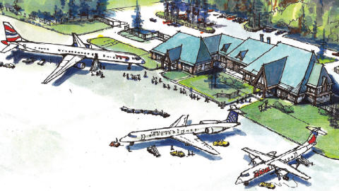 Projet d'expansion a�roport Mont-Tremblant