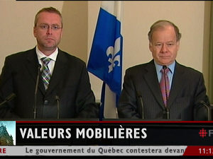Claude Béchard et Raymond Bachand