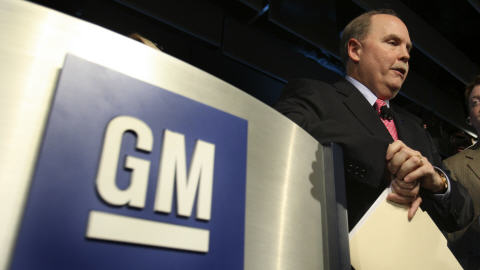 Le directeur g�n�ral de GM, Fritz Henderson