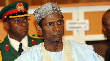 Le pr�sident nig�rian Umaru Yar'Adua