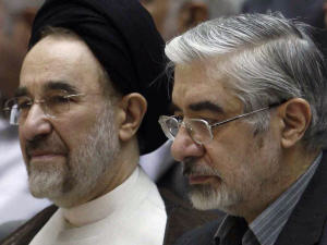 Mohammad Khatami et Mir Hossein Mousavi