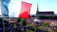 Des milliers de personnes ont afflu� � Caraquet.