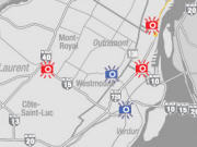 Radars photo: carte du minist�re des Transports