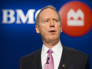 Bill Downe PDG de BMO Groupe financier.