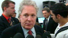 Le premier ministre du Qu�bec, Jean Charest