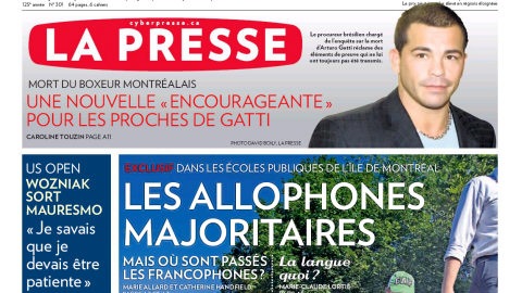 Le journal La Presse