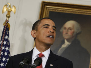 Barack Obama annonce sa décision, jeudi, à la Maison-Blanche.