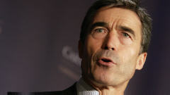 Le secr�taire g�n�ral de l'OTAN, Anders Fogh Rasmussen.