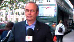 Michel Arsenault, pr�sident de la FTQ, en entrevue � RDI