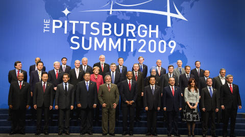 Les dirigeants du G20 r�unis � Pittsburgh