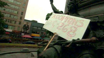 Une manifestation pour adopter la loi C-268 Une manifestation pour adopter la loi C-268