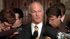 Le chef du NPD, Jack Layton