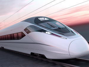 Un TGV chinois de Bombardier Transport.
