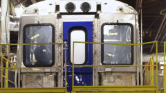 Une rame de métro fabriquée par Bombardier