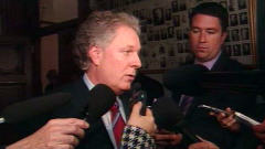 Le premier ministre du Qu�bec, Jean Charest