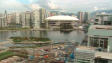 Vue d'un appartement au village olympique de Vancouver
