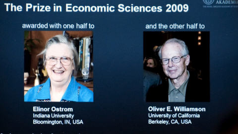 Elinor Ostrom et Oliver Williamson