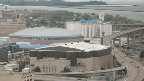 Le centre-ville de Buffalo