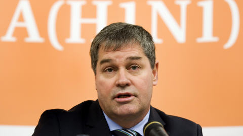 Le ministre de la Sant� du Qu�bec, Yves Bolduc