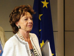Neelie Kroes, commissaire européenne à la Concurrence