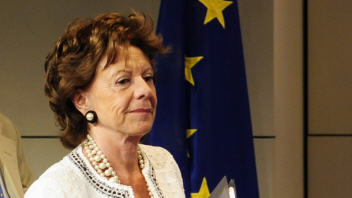Neelie Kroes, commissaire europ�enne � la Concurrence