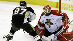 Sidney Crosby et Thomas Vokoun