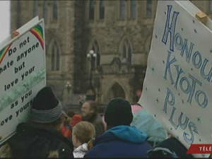 Manifestation à Ottawa