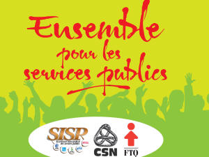 L'affiche du Front commun