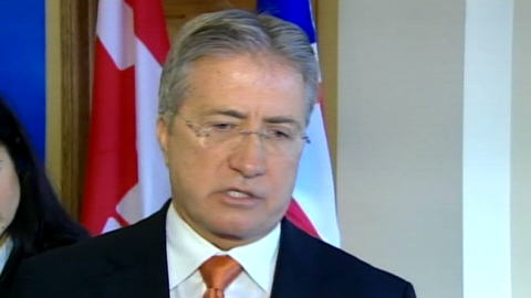 Le premier ministre Danny Williams