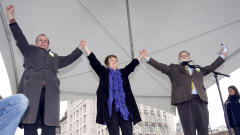 Michel Arsenault, Claudette Carbonneau et Gilles Dussault