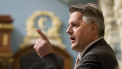 Le ministre Laurent Lessard � l'Assembl�e nationale en juin 2009